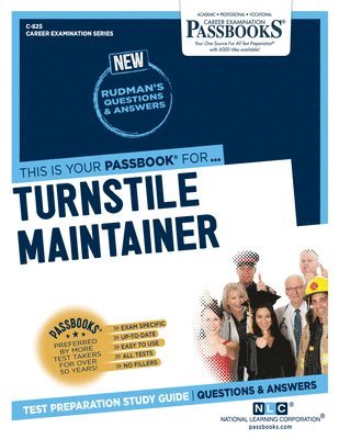 bokomslag Turnstile Maintainer (C-825): Passbooks Study Guide Volume 825