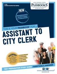 bokomslag Assistant to City Clerk (C-930): Passbooks Study Guide Volume 930