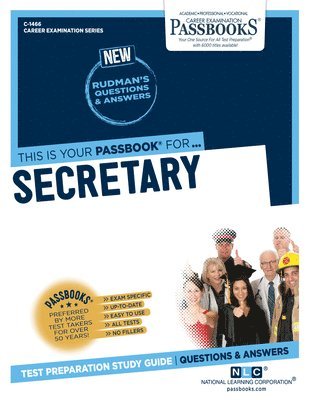 bokomslag Secretary (C-1466): Passbooks Study Guide Volume 1466