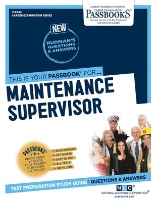 bokomslag Maintenance Supervisor (C-2044): Passbooks Study Guide Volume 2044