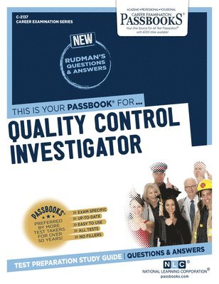 bokomslag Quality Control Investigator (C-2137): Passbooks Study Guide Volume 2137