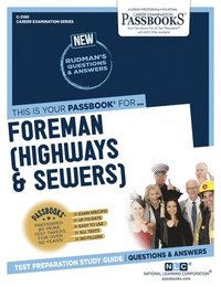bokomslag Foreman (Highways & Sewers) (C-2190): Passbooks Study Guide Volume 2190