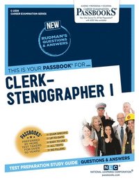 bokomslag Clerk-Stenographer I (C-2339): Passbooks Study Guide Volume 2339