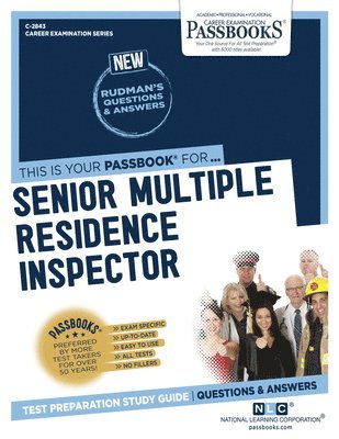 bokomslag Senior Multiple Residence Inspector (C-2843): Passbooks Study Guide Volume 2843