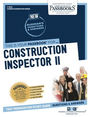 bokomslag Construction Inspector II (C-3042): Passbooks Study Guide Volume 3042