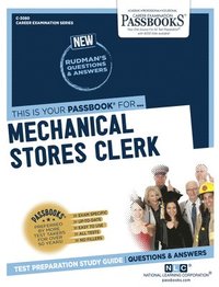 bokomslag Mechanical Stores Clerk (C-3080): Passbooks Study Guide Volume 3080