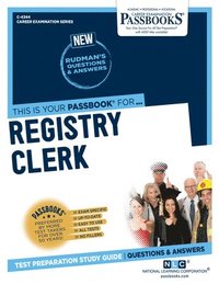 bokomslag Registry Clerk (C-4344): Passbooks Study Guide Volume 4344