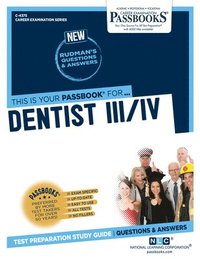 bokomslag Dentist III/IV (C-4375): Passbooks Study Guide Volume 4375