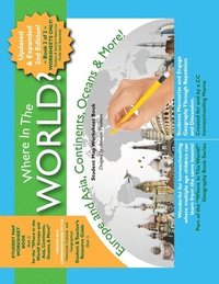 bokomslag Where in the World? Europe and Asia, Continents, Oceans, & More - Student Map Worksheet Book