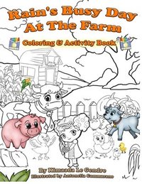 bokomslag Rain's Busy Day At The Farm Coloring Book