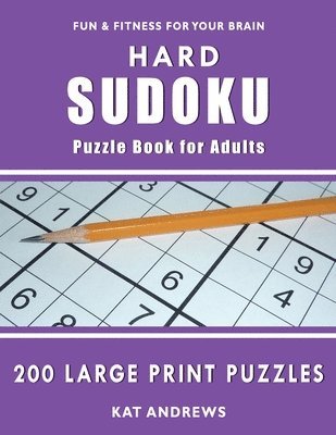 bokomslag Hard Sudoku Puzzle Book for Adults