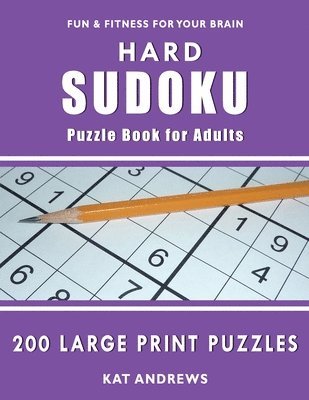 Hard Sudoku Puzzle Book for Adults