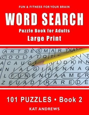 bokomslag Word Search Puzzle Book for Adults: Large Print 101 Puzzles - Book 2