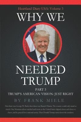 Frank D. Miele, Frank D Miele - Why We Needed Trump: Part 3: Trump's American Vision: Just Right, Häftad