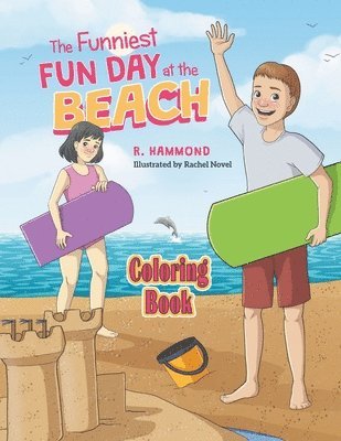 bokomslag Funniest Fun Day at The Beach - Coloring Book