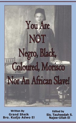 You Are NOT Negro, Black, Coloured, Morisco Nor An African Slave! 1