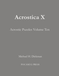 bokomslag Acrostica X