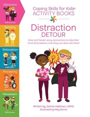 bokomslag Coping Skills for Kids Activity Books: Distraction Detour