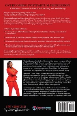 Dominique C Lett, Dominique C. Lett, C Lett, Dominique - Overcoming Postpartum Depression, Häftad