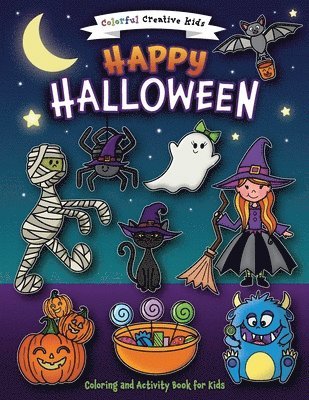 Happy Halloween Coloring and Activity Book, Häftad