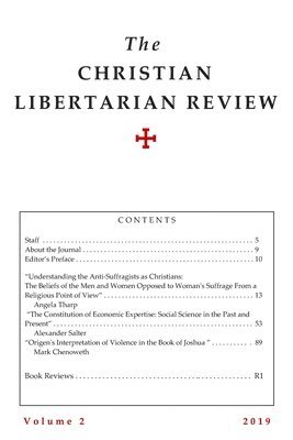 Jamin Hubner - Christian Libertarian Review: Volume 2, Häftad