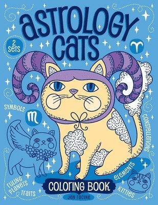 bokomslag Astrology Cats Coloring Book