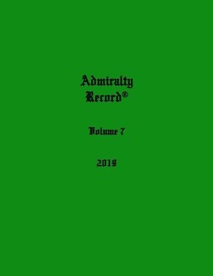 Admiralty Record(R) Volume 7 (2019) 1