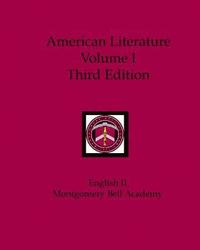bokomslag American Literature Volume I Third Edition