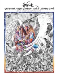 bokomslag Sheila Wolk Gray Scale ANGEL Adult Coloring Book