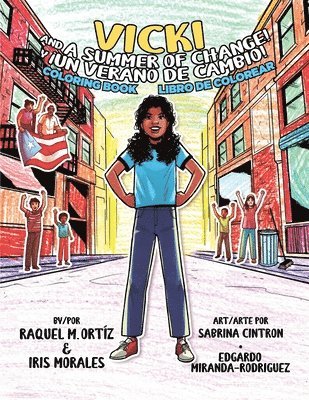 Vicki and a Summer of Change! Coloring Book /¡Vicki y un verano de cambio! Libro de colorear 1