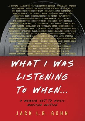 What I Was Listening To When...