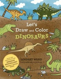 bokomslag Let's Draw and Color Dinosaurs