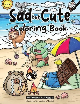 Sad but Cute Coloring Book, Häftad