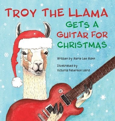 Troy the Llama Gets a Guitar for Christmas 1