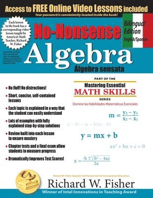 No-Nonsense Algebra, Bilingual Edition (English - Spanish) 1