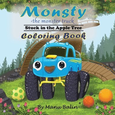 Monsty the Monster Truck Stuck In the Apple Tree Coloring Book 1