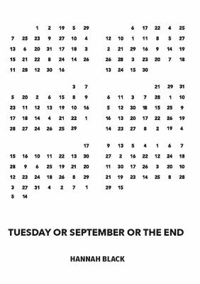 Tuesday or September or The End 1
