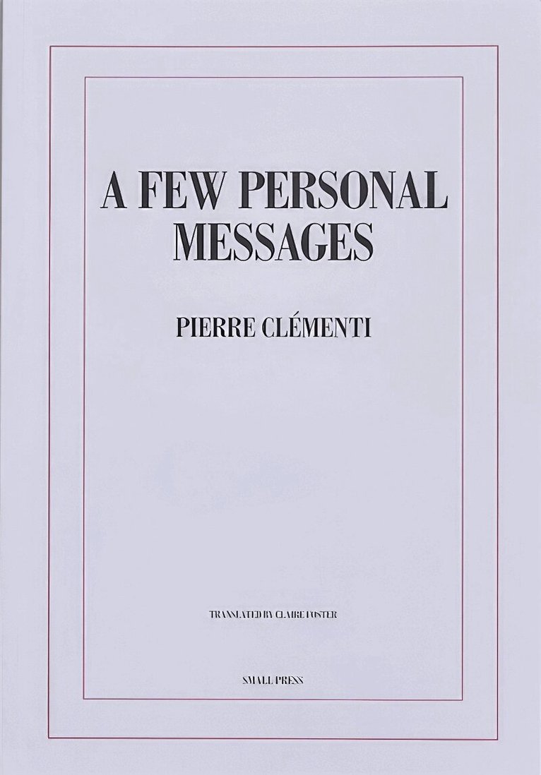 Few Personal Messages