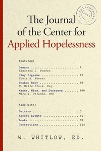 bokomslag Journal of the Center for Applied Hopelessness