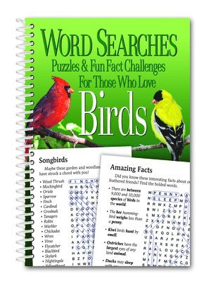 Product Concept Editors - Word Searches, Puzzles and Fun Facts for Those Who Love Birds, Häftad