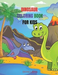 bokomslag Dinosaur Coloring Book For Kids