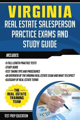 bokomslag Virginia Real Estate Salesperson Practice Exams and Study Guide