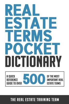 Real Estate Terms Pocket Dictionary 1