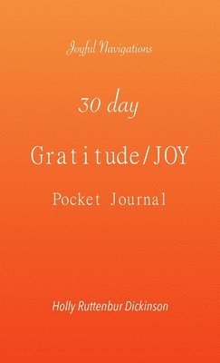 bokomslag 30 day Gratitude/JOY Pocket Journal