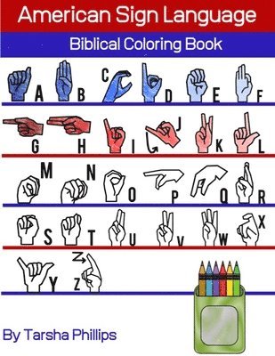 bokomslag American Sign Language Biblical Coloring Book
