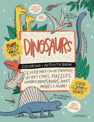 DINOSAURS Coloring + Activity Book 1