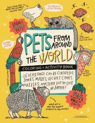 PETS from around the WORLD Coloring + Activity Book