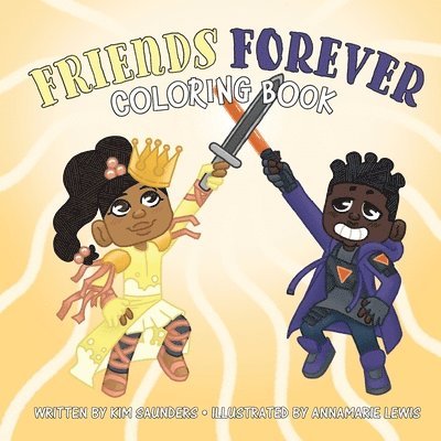 Kim Saunders - Friends Forever Coloring Book, Häftad