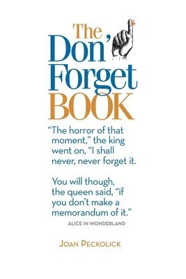 Joan Peckolick - Don't Forget Book, Häftad