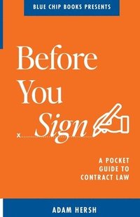 bokomslag Before You Sign